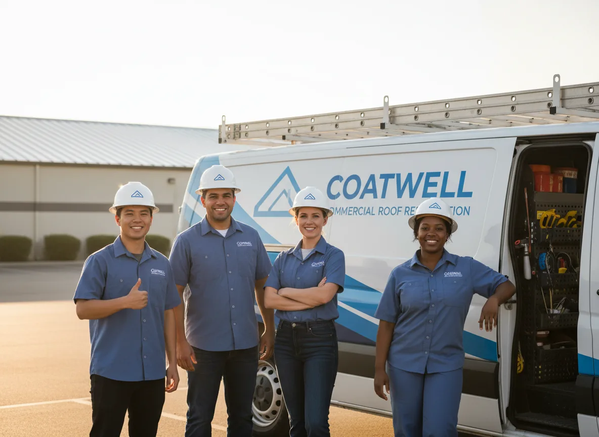Commercial roof coating company in Wyoming, NY